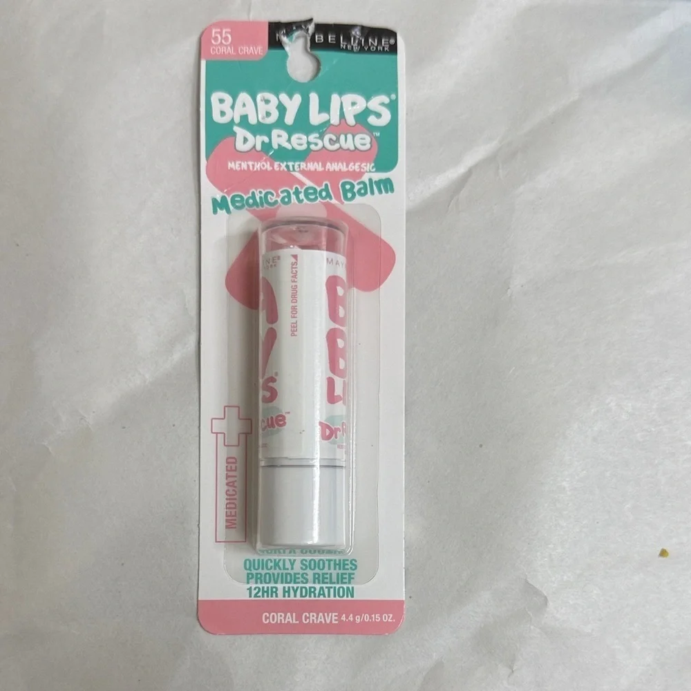 Maybelline Baby Lips Dr Rescue Medicated Balm - Coral Crave